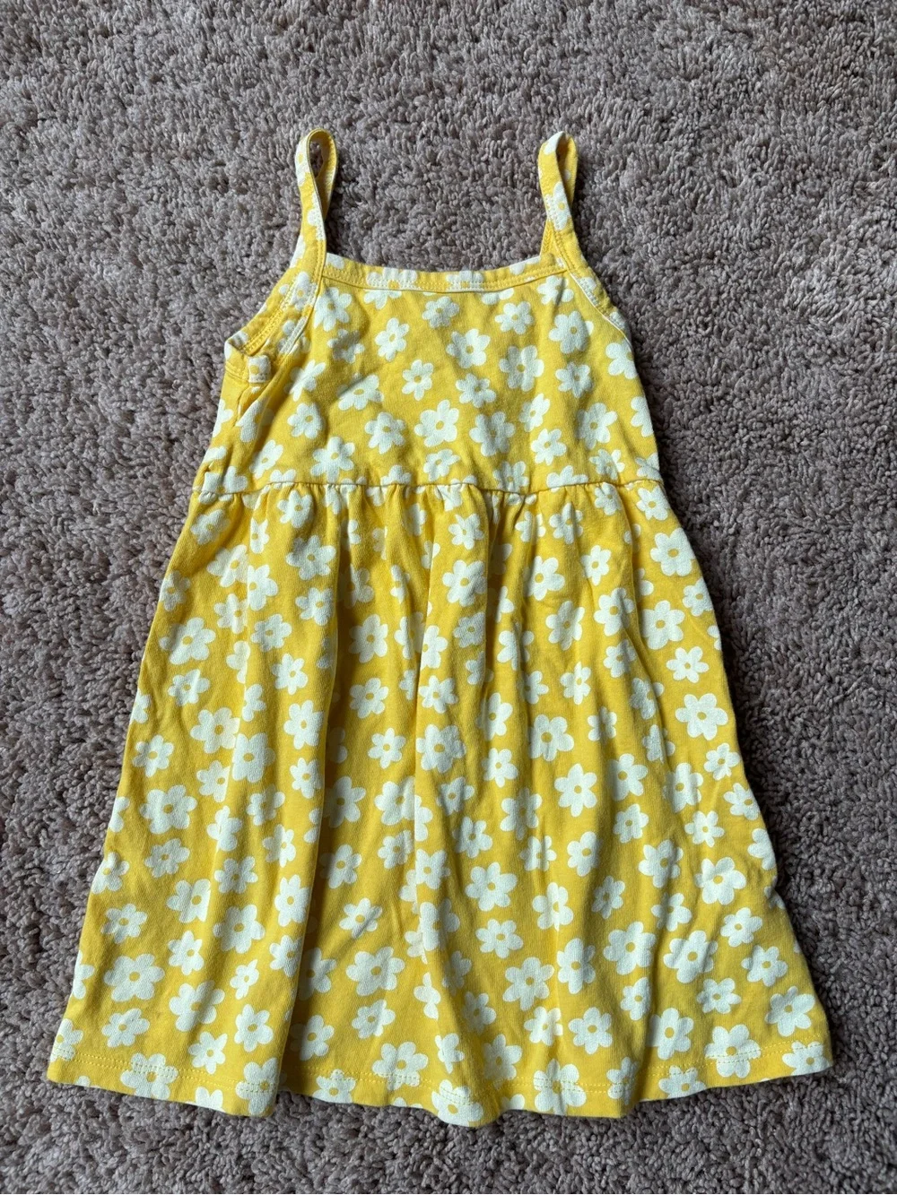 2T Old Navy Yellow Floral Dress